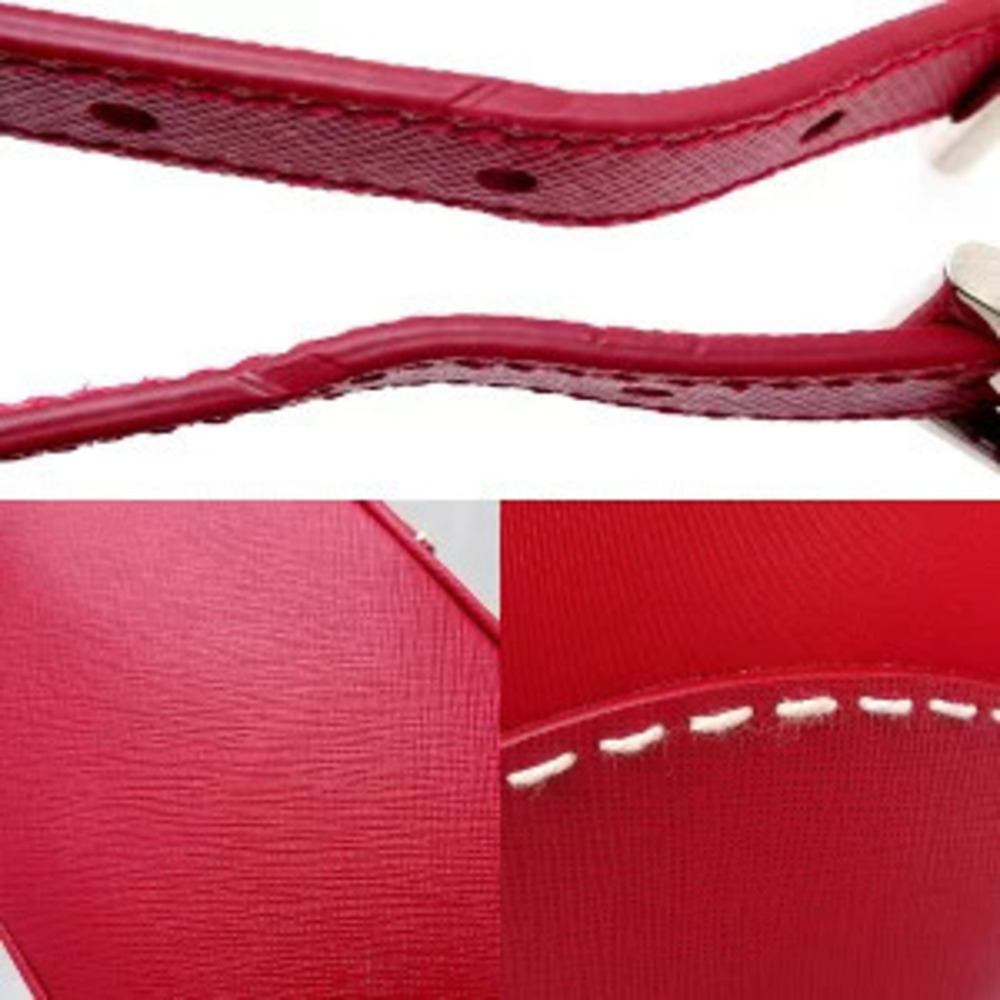 Prada Leather Bag Red ROSSO - Picture 4 of 9